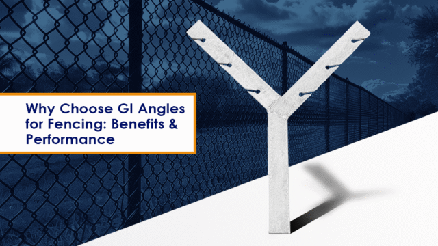 GI angles used for durable fencing solutions | Hot-dip galvanized GI angles | Parco Engineers