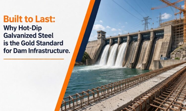 Hot Dip Galvanized Steel Structure for Dam Construction