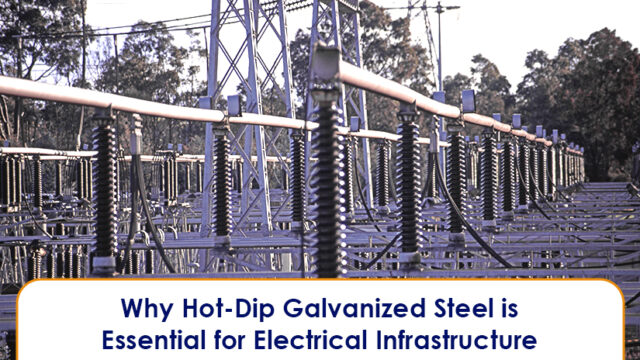 hot dip galvanized steel utility for electrical-infrastructure | Hot dip galvanization process for steel