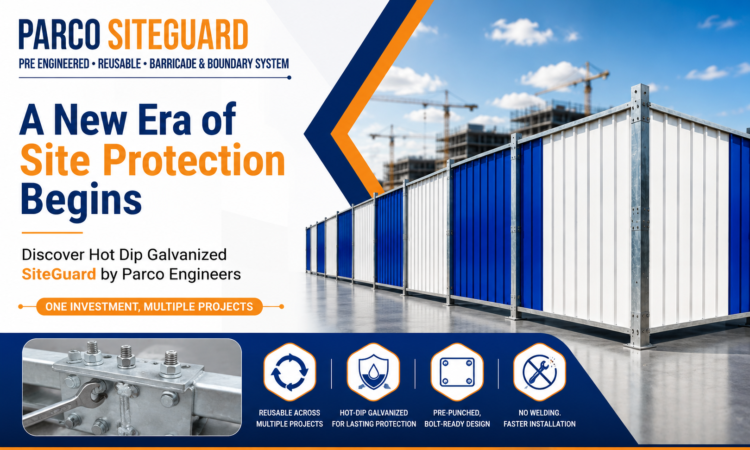 Parco SiteGuard Hot-Dip Galvanized Site Barricade System for Construction and Infrastructure Projects | Parco Engineers