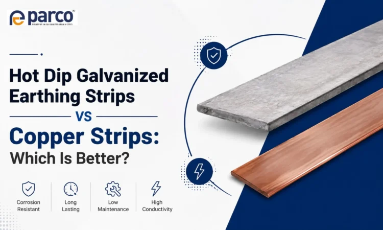 GI earthing strip vs copper strip comparison | Parco Engineers